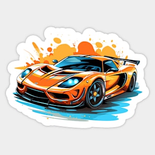 Sports Car Design Sticker